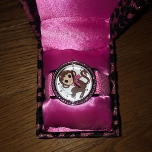Betsey Johnson monkey watch